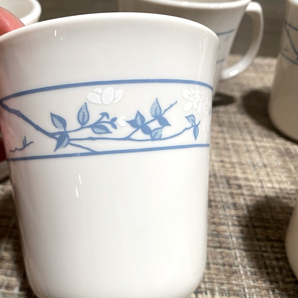 Lot of 6 Corelle Corning Ware First Of‎ Spring Coffee Mugs Cups. Beautiful mugs!